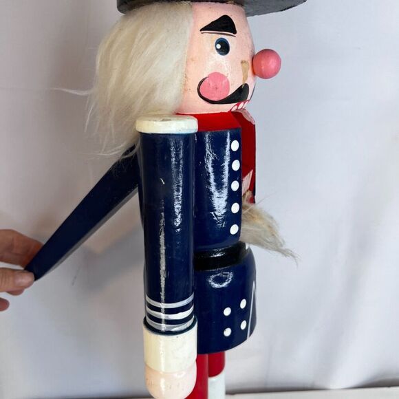 Nutcracker Doll Decorative Christmas Holiday Wooden Figurine Toy Soldier 19.5" - Picture 6 of 16